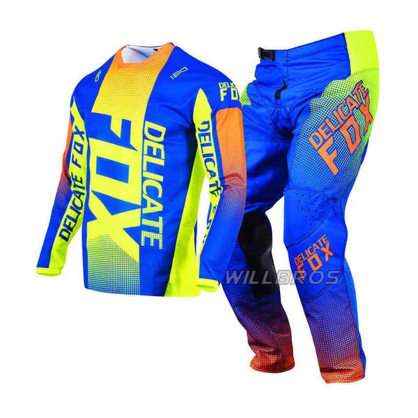 cycling suit delicate fox 180 oktiv jersey pants gear set mx combo atv utv mtb dh dirt bike outfit mountain bicycle offroad men kits, Gray
cycling suit delicate fox 180 oktiv jersey pants gear set mx combo atv utv mtb dh dirt bike outfit mountain bicycle offroad men kits, Gray
