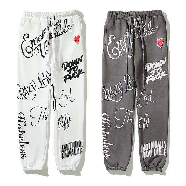 22fw pants sweatpants men women graffiti elastic waist pant joggers drawstring trousers, Black
22fw pants sweatpants men women graffiti elastic waist pant joggers drawstring trousers, Black