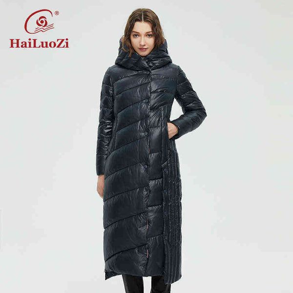 hailuozi collection women coat fashion over the knee long unique design outwear womens winter jacket thick parka 35 211118, Black
hailuozi collection women coat fashion over the knee long unique design outwear womens winter jacket thick parka 35 211118, Black
