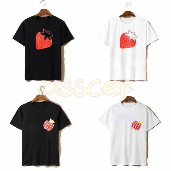 men women shirts casual pure cotton e fashion strawberry printing black white mens t shirt asian size s-2xl, White;black
men women shirts casual pure cotton e fashion strawberry printing black white mens t shirt asian size s-2xl, White;black