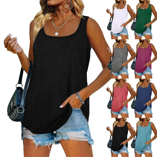tank for women solid color square neck sleeveless tee shirts loose fit vest tees, White
tank for women solid color square neck sleeveless tee shirts loose fit vest tees, White