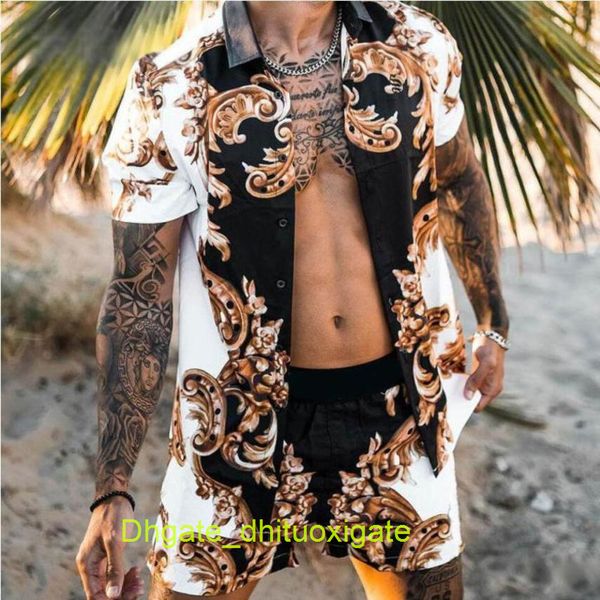 mens fashion summer tracksuit hawaiian sets t-shirts printing luxury men swim short sleeve button shirts beach shorts streetwear casual shir, Gray
mens fashion summer tracksuit hawaiian sets t-shirts printing luxury men swim short sleeve button shirts beach shorts streetwear casual shir, Gray