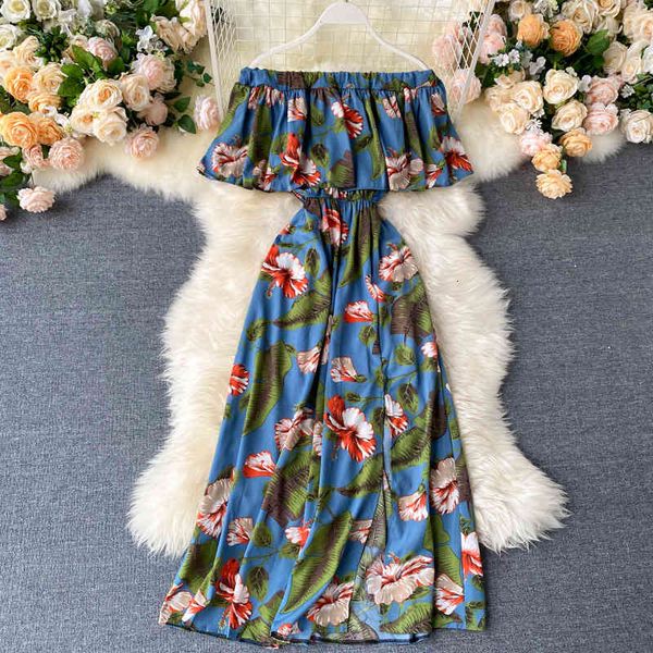 casual dresses holiday dress summer chic super fairy ruffle one-line collar off shoulder printed flower open fork long skirt 9vze, Black;gray
casual dresses holiday dress summer chic super fairy ruffle one-line collar off shoulder printed flower open fork long skirt 9vze, Black;gray