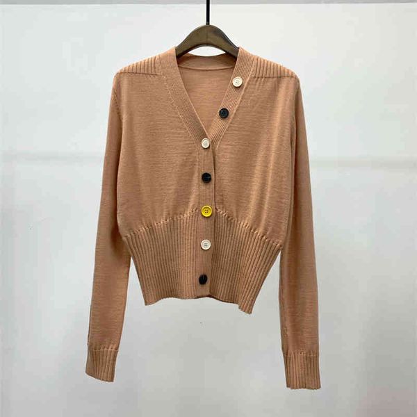 women's knits tees upper body with waistline silk sheep wool mulberry blended hem thread v-neck color buttons women's knitted card, White
women's knits tees upper body with waistline silk sheep wool mulberry blended hem thread v-neck color buttons women's knitted card, White