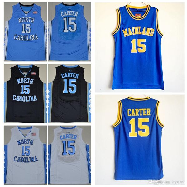 mens vince carter #15 mainland high school basketball jersey vince carter north carolina tar heels college stitched basketball shirts, Black
mens vince carter #15 mainland high school basketball jersey vince carter north carolina tar heels college stitched basketball shirts, Black