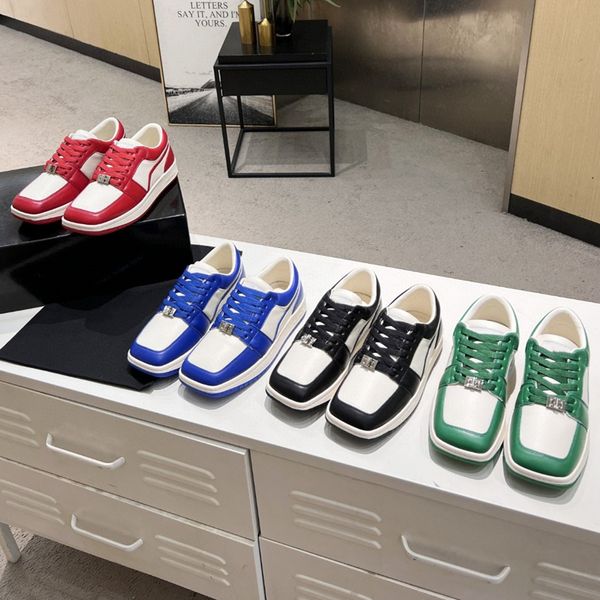 r men casual basketball shoes classic double color leather stitching square toes women low-runner trainers stylish tide street skateboard sn
r men casual basketball shoes classic double color leather stitching square toes women low-runner trainers stylish tide street skateboard sn