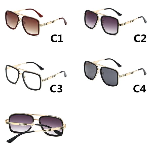 fashion retro luxury mens designer sunglasses classic square metal frame sun glasses uv protection eyewear, White;black
fashion retro luxury mens designer sunglasses classic square metal frame sun glasses uv protection eyewear, White;black