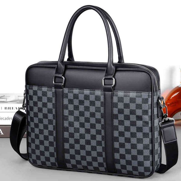 handbags bags 2022 new korean office men's handbag single shoulder cross lattice fashion trend computer briefcase, Black;red
handbags bags 2022 new korean office men's handbag single shoulder cross lattice fashion trend computer briefcase, Black;red