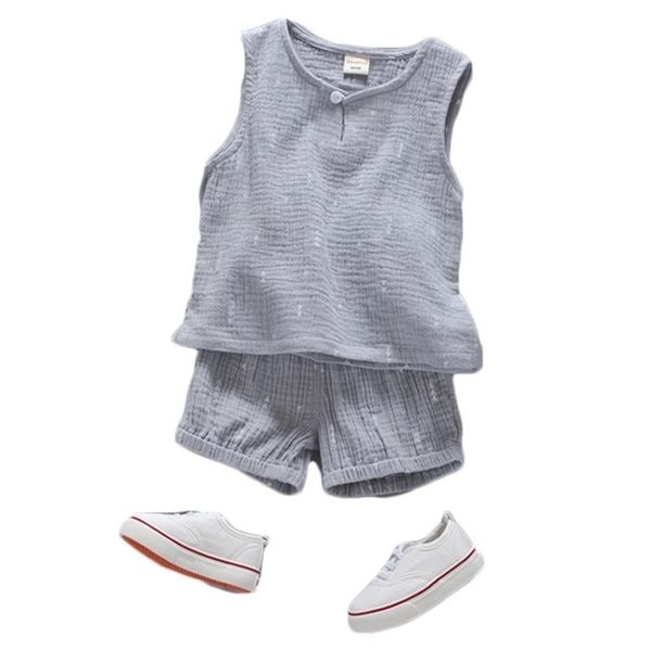 cotton toddler kids clothing sets summer children short sleeve sleeveless vest clothes kid boy girl beach tracksuit boys 220620, White
cotton toddler kids clothing sets summer children short sleeve sleeveless vest clothes kid boy girl beach tracksuit boys 220620, White