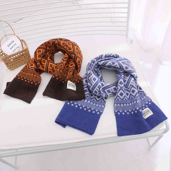 korean dongdamen plaid snowflake knitted wool children's scarf warm baby bib in autumn and winter, Blue;gray
korean dongdamen plaid snowflake knitted wool children's scarf warm baby bib in autumn and winter, Blue;gray