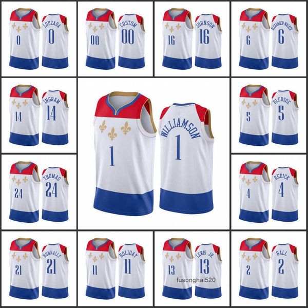 men new orleans pelicans''zion williamson brandon ingram lonzo ball steven adams custom 2022 city white jersey, Black
men new orleans pelicans''zion williamson brandon ingram lonzo ball steven adams custom 2022 city white jersey, Black