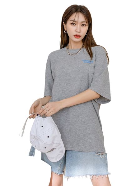 dazy letter graphic drop shoulder tee u9ij#, White
dazy letter graphic drop shoulder tee u9ij#, White