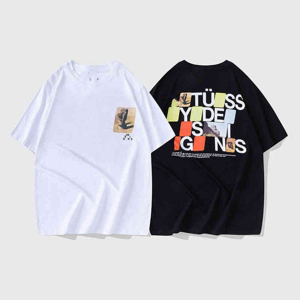 designer european and american fashion brand graffiti foam short loose student cotton t shirt, White;black
designer european and american fashion brand graffiti foam short loose student cotton t shirt, White;black