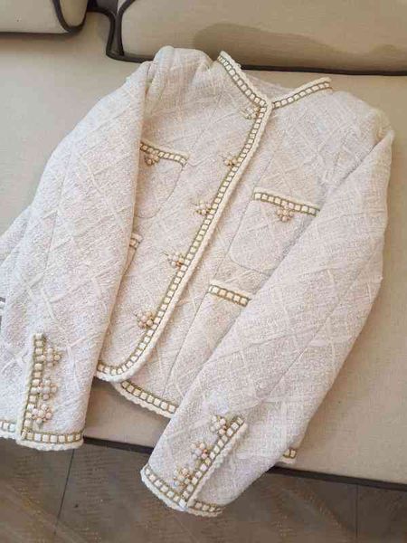 women's jackets high version small fragrance temperament celebrity wind tweed weaving heavy industry chain coat female autumn tiktok kt, Black;brown
women's jackets high version small fragrance temperament celebrity wind tweed weaving heavy industry chain coat female autumn tiktok kt, Black;brown