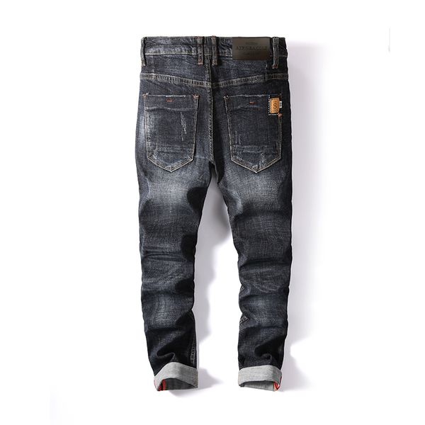 airgracias style men brand clothing famous designer denim biker jeans homme 201111, Blue
airgracias style men brand clothing famous designer denim biker jeans homme 201111, Blue