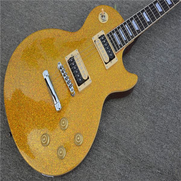 new gold particlesstandard custom electric guitar rosewood fingerboard gitaar 1piece neck body musical instruments
new gold particlesstandard custom electric guitar rosewood fingerboard gitaar 1piece neck body musical instruments