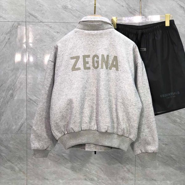 fog x zegna joint new letter flocking printed zipper wool tweed jacket, Black;brown
fog x zegna joint new letter flocking printed zipper wool tweed jacket, Black;brown
