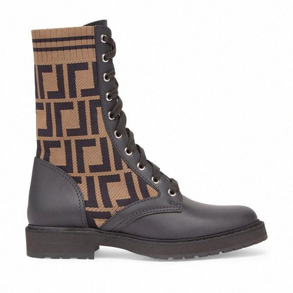 ff zucca cuff ribbed knit sock-style flats ankle biker boots rockoko stretch fabric with leather combat booties for women luxury designer sh, Black
ff zucca cuff ribbed knit sock-style flats ankle biker boots rockoko stretch fabric with leather combat booties for women luxury designer sh, Black