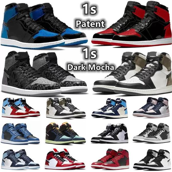 with box jumpman 1 1s mens basketball shoes sneakers bred patent royal dark mocha marina blue bubble gum obsidian shadow toe men women train
with box jumpman 1 1s mens basketball shoes sneakers bred patent royal dark mocha marina blue bubble gum obsidian shadow toe men women train