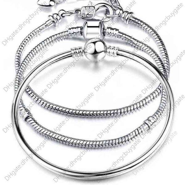 high diy jewelry making quality snake chain fine pandora bracelet fit european authentic charm for women, Black
high diy jewelry making quality snake chain fine pandora bracelet fit european authentic charm for women, Black