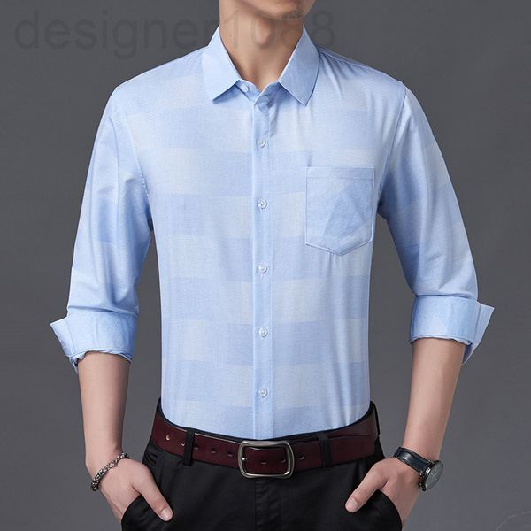 men's casual shirts designer middle aged men's plaid long sleeved shirt summer 2022 new fit lapel fashionable and comfortable cott, White;black
men's casual shirts designer middle aged men's plaid long sleeved shirt summer 2022 new fit lapel fashionable and comfortable cott, White;black