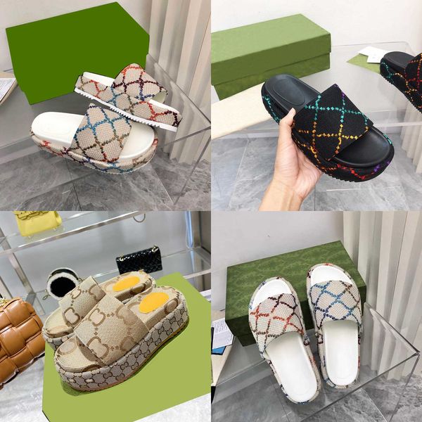 thick bottom sandals women slippers embroidered shoes cotton platform fashion slipper letter flat mules lady designer sandals, Black
thick bottom sandals women slippers embroidered shoes cotton platform fashion slipper letter flat mules lady designer sandals, Black