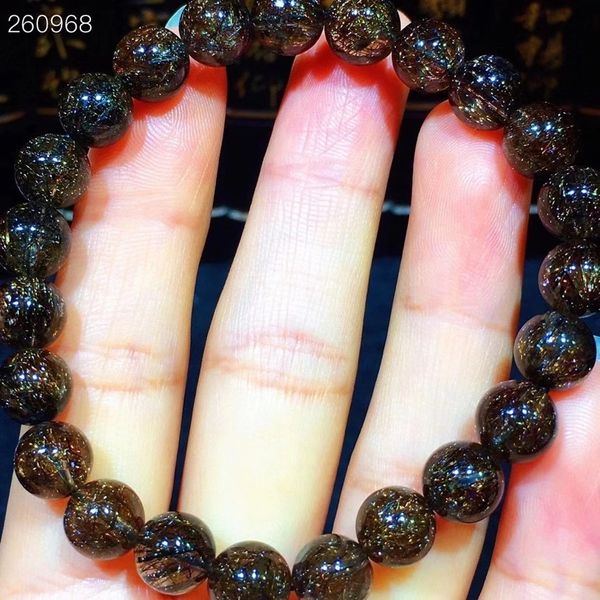 natural black rutilated quartz crystal bracelet 8.2mm genuine clear round beads stretch women aaaaaa genuine, Silver
natural black rutilated quartz crystal bracelet 8.2mm genuine clear round beads stretch women aaaaaa genuine, Silver