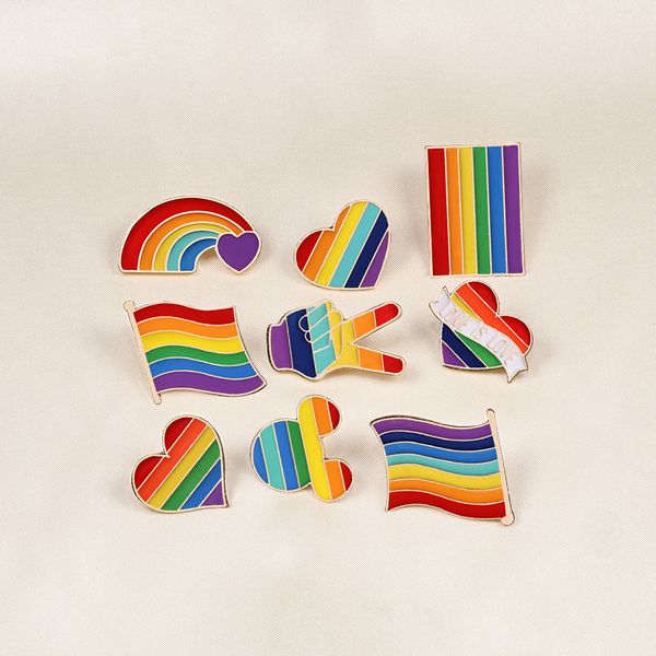 fashion rainbow colors gay brooch for men women love heart brooches pins alloy badge lgbt jewelry pin clothing gift accessories, Gray
fashion rainbow colors gay brooch for men women love heart brooches pins alloy badge lgbt jewelry pin clothing gift accessories, Gray