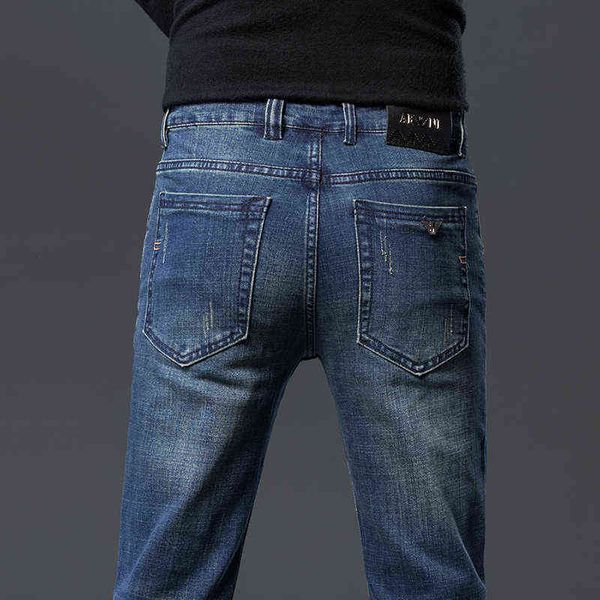 high-end brand autumn and winter thickened men's jeans nostalgic straight tube loose elastic large black denim pants men, Blue
high-end brand autumn and winter thickened men's jeans nostalgic straight tube loose elastic large black denim pants men, Blue