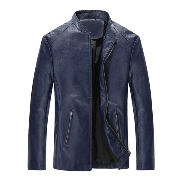 korean style slim handsome men's leather jacket spring and autumn jacket trend youth leather jacket 201224, Black
korean style slim handsome men's leather jacket spring and autumn jacket trend youth leather jacket 201224, Black