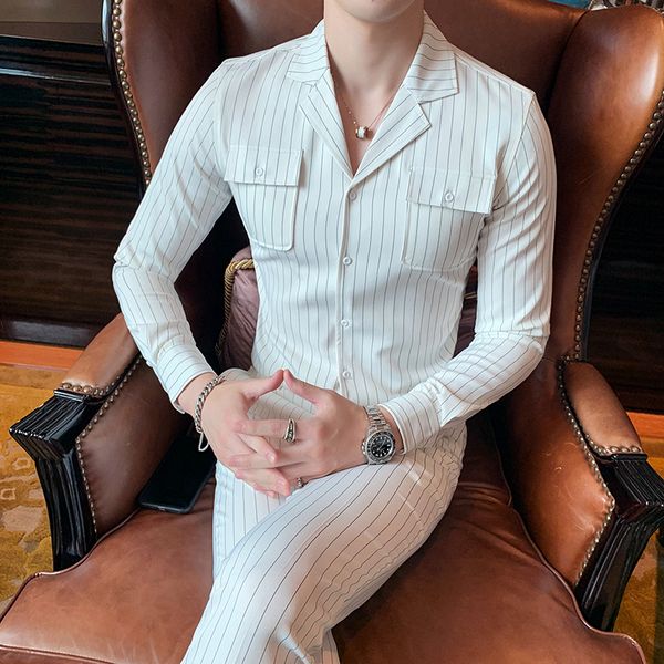 autumn suit summer costume mariage homme black white grey red stripe suit set smoking uomo trajes de hombre smoking masculino 201106, White;black
autumn suit summer costume mariage homme black white grey red stripe suit set smoking uomo trajes de hombre smoking masculino 201106, White;black