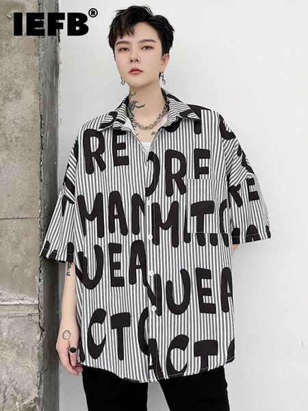 men's casual shirts men's letter stripe short sleeve shirt summer 2022 turn-down collar single breasted temperament fashion 9a2188, White;black 
men's casual shirts men's letter stripe short sleeve shirt summer 2022 turn-down collar single breasted temperament fashion 9a2188, White;black