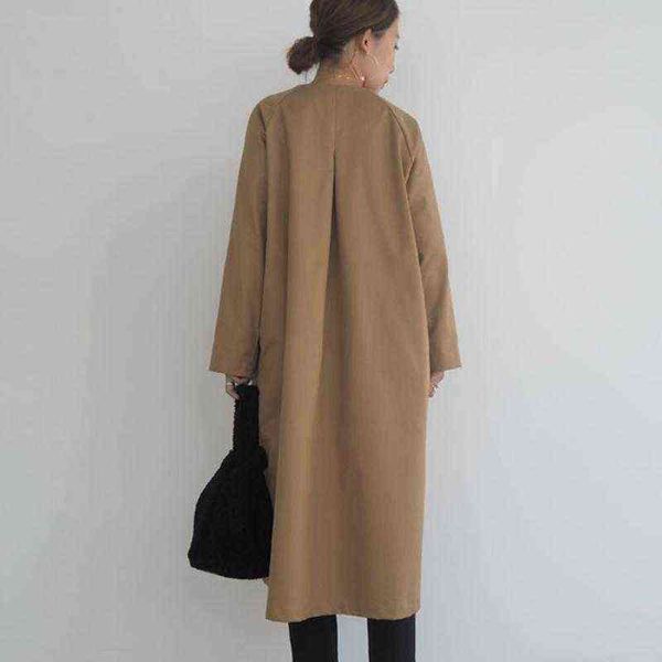 women's trench coats kalenmos korean fashion women solid color round neck double-breasted coat woman a-line long-sleeved streetwear clo, Tan;black
women's trench coats kalenmos korean fashion women solid color round neck double-breasted coat woman a-line long-sleeved streetwear clo, Tan;black