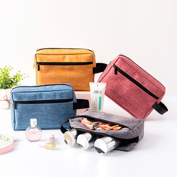 dhl50pcs toiletry kits men polyester plain double zipper square wash bag with handle mix color
dhl50pcs toiletry kits men polyester plain double zipper square wash bag with handle mix color