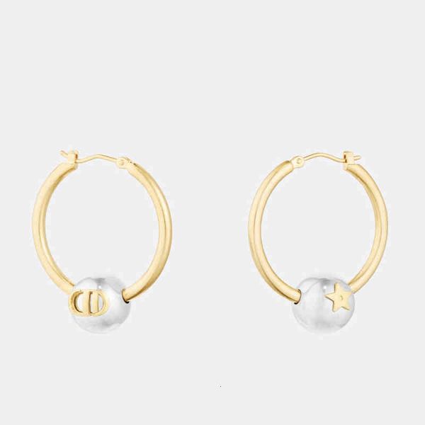earrings charms 2022 versatile d-house pearl ring dijia hook high version electroplating matte women's, Golden
earrings charms 2022 versatile d-house pearl ring dijia hook high version electroplating matte women's, Golden