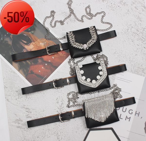 luxury designerins niche fashion new heavy industry rhinestone diamond black small square waist chain single shoulder messenger bag
luxury designerins niche fashion new heavy industry rhinestone diamond black small square waist chain single shoulder messenger bag