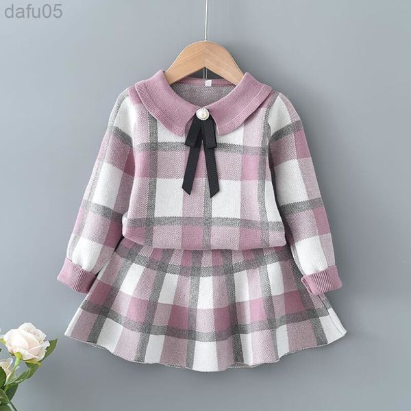 girls clothes suit autumn winter new college style girls sweater zskirt sets for 2-6t children clothes for girl l220808, White
girls clothes suit autumn winter new college style girls sweater zskirt sets for 2-6t children clothes for girl l220808, White