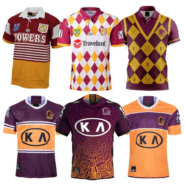 new 2021 2022 brisbane broncos rugby jersey anzac men indigenous australia nrl rugby league jerseys size s-3xl, Black;gray