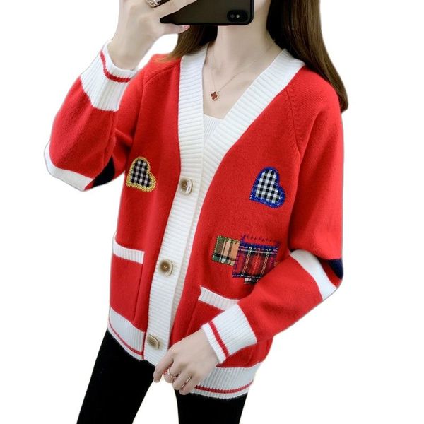 2022 spring autumn new female clothing medium long cardigan knitting sweater coat loose v neck long sleeves women sweater, White;black
2022 spring autumn new female clothing medium long cardigan knitting sweater coat loose v neck long sleeves women sweater, White;black