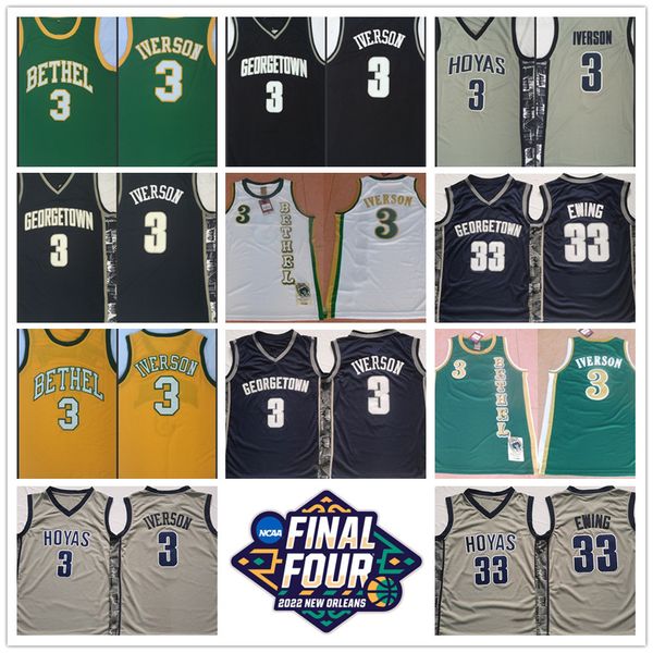 3 allen iverson jersey patrick ewing jersey 2022 ncaa georgetown hoyas bethel high school stitched college basketball jerseys jalen rose mic, Black
3 allen iverson jersey patrick ewing jersey 2022 ncaa georgetown hoyas bethel high school stitched college basketball jerseys jalen rose mic, Black