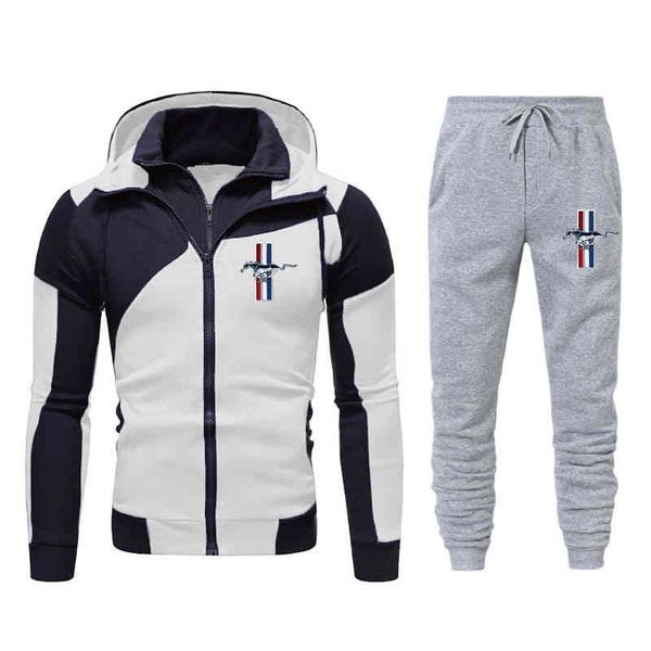 2021 new mustang brand spring autumn men's zip print sport suits mens put together leisure and comfort hoodie sweatpant set, Gray
2021 new mustang brand spring autumn men's zip print sport suits mens put together leisure and comfort hoodie sweatpant set, Gray