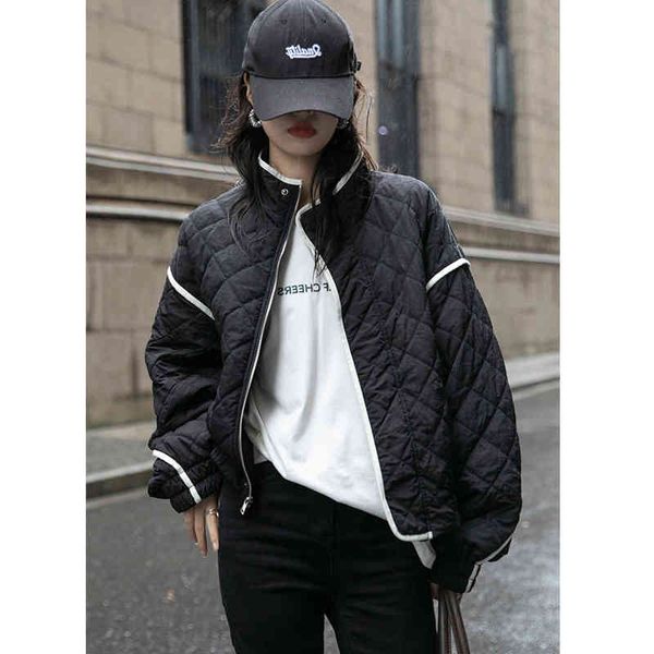 women's fur & faux white edge decorative cotton sand casual silhouette short jacket women's autumn and winter warm clothes loose c, Black
women's fur & faux white edge decorative cotton sand casual silhouette short jacket women's autumn and winter warm clothes loose c, Black