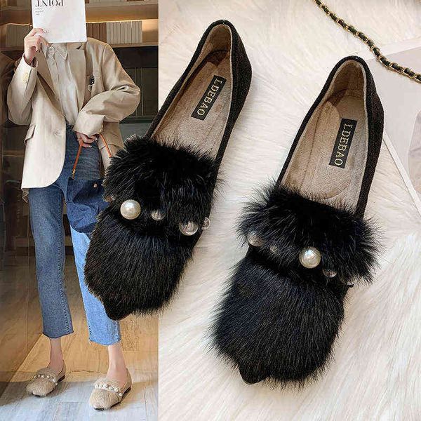 dress shoes thick soles plush women autumn winter new style plus velvet pregnant peas lokfu casual 220714, Black
dress shoes thick soles plush women autumn winter new style plus velvet pregnant peas lokfu casual 220714, Black