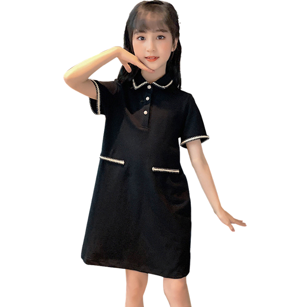 girl's dresses summer for girls solid color girls' school casual style children dress teenage kids costume, Red;yellow
girl's dresses summer for girls solid color girls' school casual style children dress teenage kids costume, Red;yellow
