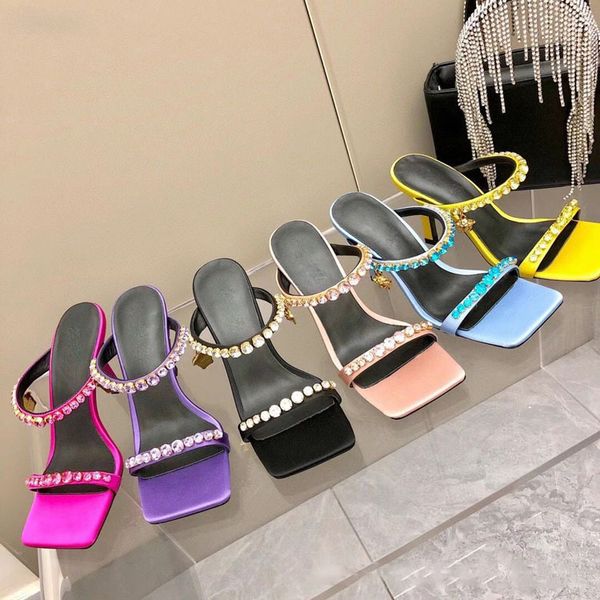 new luxury brand women sandals summer silk genuine leather crystal modern slippers square open-toes super high heels zapatos de mujer, Black
new luxury brand women sandals summer silk genuine leather crystal modern slippers square open-toes super high heels zapatos de mujer, Black