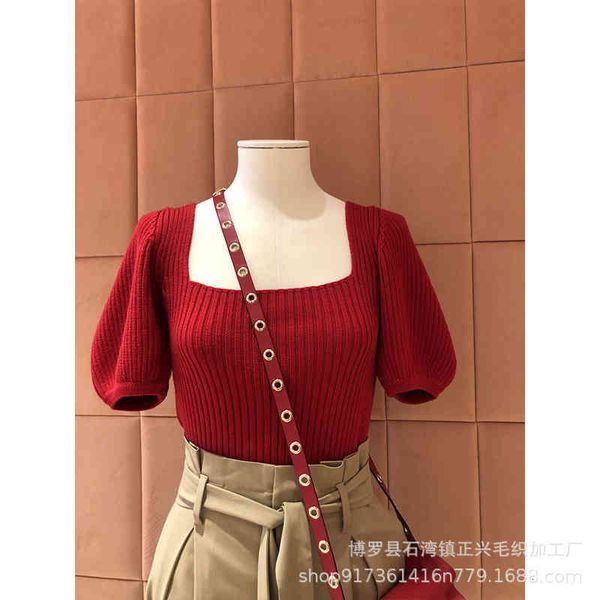 women's hoodies sweatshirts french bubble sleeve red sweater women's early spring short square neck temperament pit pattern slim f, Black
women's hoodies sweatshirts french bubble sleeve red sweater women's early spring short square neck temperament pit pattern slim f, Black