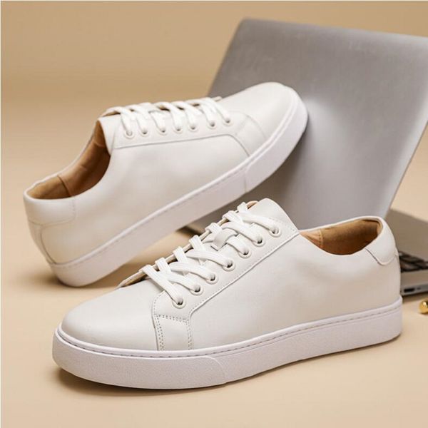 fashion genuine leather men casual shoes low lace-up daily soft bottom male footwear outdoor wedding cool sneakers da56, Black
fashion genuine leather men casual shoes low lace-up daily soft bottom male footwear outdoor wedding cool sneakers da56, Black