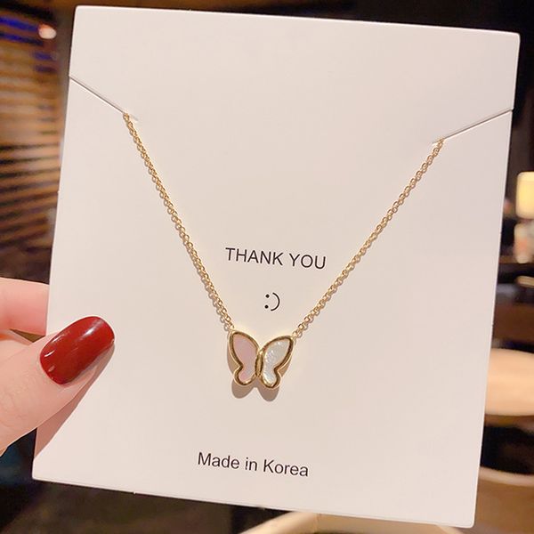 korean version acrylic butterfly pendant necklace for women gold color necklace simple elegant jewelry wholesale, Silver
korean version acrylic butterfly pendant necklace for women gold color necklace simple elegant jewelry wholesale, Silver