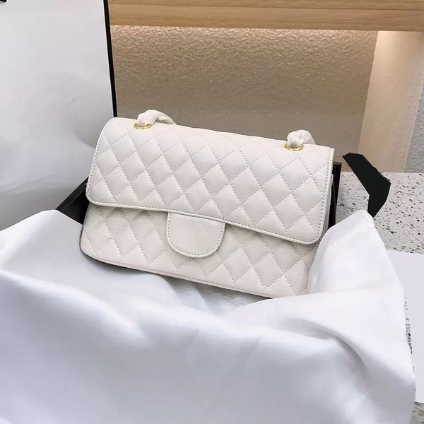 ladies classic double flap caviar leather white quilted bag gold metal hardware matelasse chain crossbody shoulder luxury designer multi poc
ladies classic double flap caviar leather white quilted bag gold metal hardware matelasse chain crossbody shoulder luxury designer multi poc