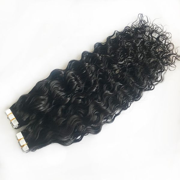water curly malaysian remy human hair skin weft hairs extension 40 pieces per pack natural color 8-30inch available, Black
water curly malaysian remy human hair skin weft hairs extension 40 pieces per pack natural color 8-30inch available, Black